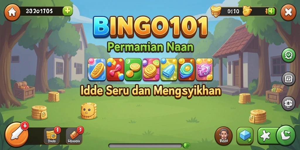 Tampilan menarik dari gameplay BINGO101 dengan kartu bingo yang memukau.