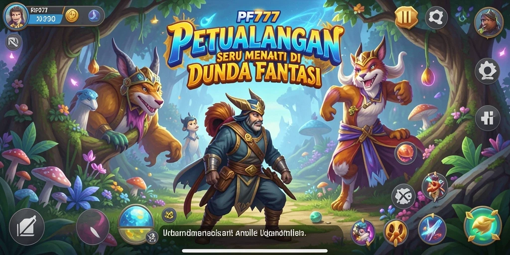 Screenshot gameplay PF777 menampilkan petualangan menegangkan di dunia fantasi.
